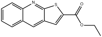Thieno[2,3-b]quinoline-2-carboxylic acid, ethyl ester Structural