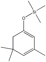 Silane, trimethyl[(3,5,5-trimethyl-1,3-cyclohexadien-1-yl)oxy]- Structural