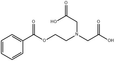 Glycine, N-[2-(benzoyloxy)ethyl]-N-(carboxymethyl)- Structural