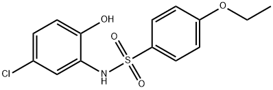 N-(5-chloro-2-hydroxyphenyl)-4-ethoxybenzenesulfonamide Structural