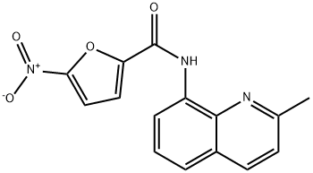N-(2-methylquinolin-8-yl)-5-nitrofuran-2-carboxamide Structural