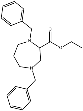 ethyl 1,4-dibenzyl-1,4-diazepane-2-carboxylate Structural
