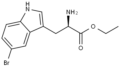 D-5-BromoTryptophan ethyl ester Structural