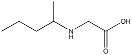 Glycine, N-(1-methylbutyl)- Structural