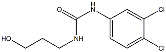 Urea,N-(3,4-dichlorophenyl)-N'-(3-hydroxypropyl)- Structural