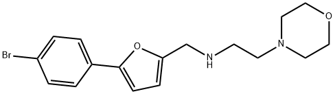 N-{[5-(4-bromophenyl)furan-2-yl]methyl}-2-(morpholin-4-yl)ethanamine Structural