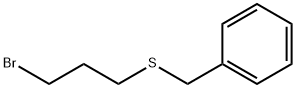 Benzene, [[(3-bromopropyl)thio]methyl]- Structural