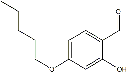 Benzaldehyde, 2-hydroxy-4-(pentyloxy)- Structural