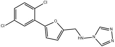 N-{[5-(2,5-dichlorophenyl)-2-furyl]methyl}-4H-1,2,4-triazol-4-amine Structural