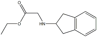 RS-(2-Indanyl)glycine ethyl ester Structural