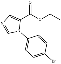 Ethyl 1-(4-Bromophenyl)-1H-Imidazole-5-Carboxylate Structural