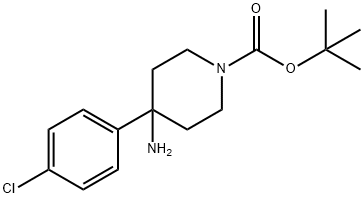 tert-Butyl 4-amino-4-(4-chlorophenyl)piperidine-1-carboxylate