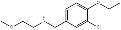 N-(3-chloro-4-ethoxybenzyl)-N-(2-methoxyethyl)amine Structural