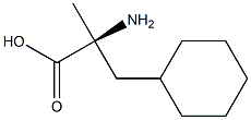 (S)-2-amino-3-cyclohexyl-2-methylpropanoic acid Structural