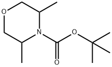 tert-butyl 3,5-dimethylmorpholine-4-carboxylate Structural