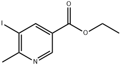 ETHYL 5-IODO-6-METHYLNICOTINATE Structural