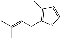 Thiophene,3-methyl-2-(3-methyl-2-buten-1-yl)- Structural