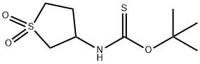 O-(tert-butyl) (1,1-dioxidotetrahydro-3-thienyl)thiocarbamate Structural