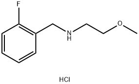 N-(2-fluorobenzyl)-2-methoxyethanamine hydrochloride Structural