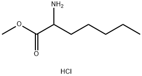RS-2-amino-Heptanoic acid methyl ester hydrochloride Structural