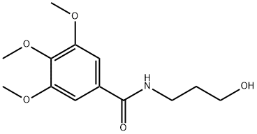 N-(3-hydroxypropyl)-3,4,5-trimethoxybenzamide Structural