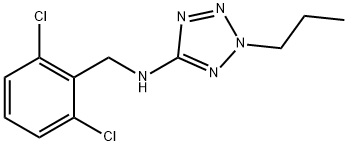 N-(2,6-dichlorobenzyl)-N-(2-propyl-2H-tetraazol-5-yl)amine Structural