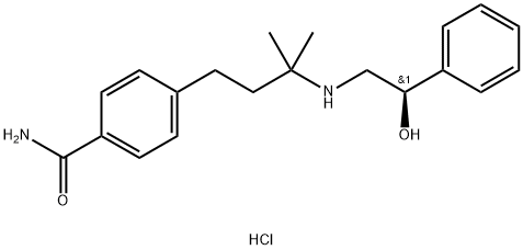 Benzamide,4-[3-[[(2R)-2-hydroxy-2-phenylethyl]amino]-3-methylbutyl]-, monohydrochloride(9CI) Structural