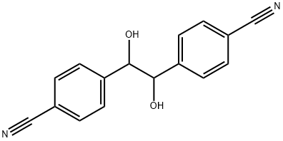 Benzonitrile, 4,4'-(1,2-dihydroxy-1,2-ethanediyl)bis- Structural