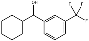 A-CYCLOHEXYL-3-(TRIFLUOROMETHYL)-BENZENEMETHANOL Structural