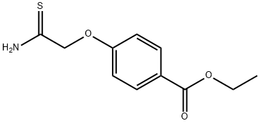 ethyl 4-(2-amino-2-thioxoethoxy)benzoate Structural
