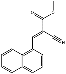 methyl 2-cyano-3-(1-naphthyl)acrylate Structural