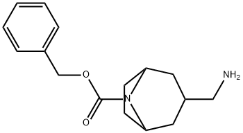 N-CBZ-3-AMINOMETHYL-8-AZABICYCLO[3.2.1]OCTANE Structural