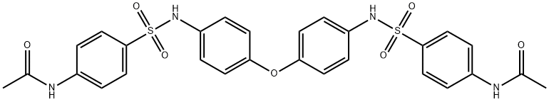 N,N'-[oxybis(4,1-phenyleneiminosulfonyl-4,1-phenylene)]diacetamide Structural
