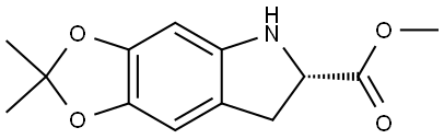methyl 2,2-dimethyl-6,7-dihydro-5H-[1,3]dioxolo[4,5-f]indole-6-carboxylate Structural