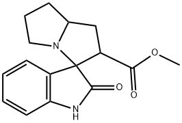 methyl 2-oxo-1,1',2,2',5',6',7',7a'-octahydrospiro[indole-3,3'-pyrrolizine]-2'-carboxylate Structural