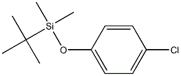 Silane, (4-chlorophenoxy)(1,1-dimethylethyl)dimethyl- Structural