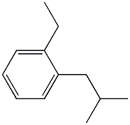 Benzene, 1-ethyl-2-(2-methylpropyl)- Structural