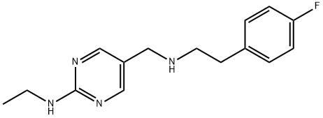 Ethyl-(5-{[2-(4-fluoro-phenyl)-ethylamino]-methyl}-pyrimidin-2-yl)-amine Structural