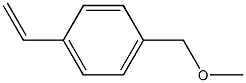 Benzene, 1-ethenyl-4-(methoxymethyl)- Structural