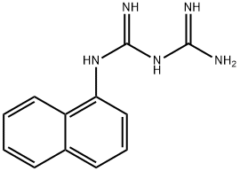 Imidodicarbonimidic diamide, N-1-naphthalenyl- Structural