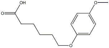 Hexanoic acid, 6-(4-methoxyphenoxy)- Structural