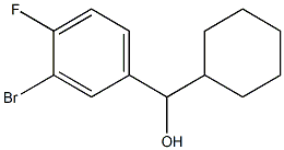 Cyclohexyl (3-bromo-4-fluorophenyl)methanol Structural