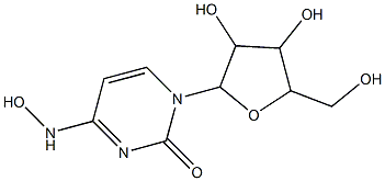 1-[3,4-dihydroxy-5-(hydroxymethyl)oxolan-2-yl]-4-(hydroxyamino)pyrimidin-2-one Structural