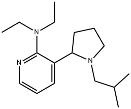 Diethyl-[3-(1-isobutyl-pyrrolidin-2-yl)-pyridin-2-yl]-amine Structural