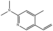 Dimethyl-(4-methyl-5-vinyl-pyridin-2-yl)-amine Structural