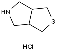 hexahydro-1H-thieno[3,4-c]pyrrole hydrochloride Structural