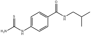 N-Isobutyl-4-thioureido-benzamide Structural