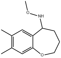 N-(7,8-Dimethyl-2,3,4,5-tetrahydro-benzo[b]oxepin-5-yl)-O-methyl-hydroxylamine Structural