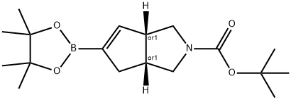 tert-butyl (3aS,6aR)-5-(4,4,5,5-tetramethyl-1,3,2-dioxaborolan-2-yl)-3,3a,4,6a-tetrahydrocyclopenta[c]pyrrole-2(1H)-carboxylate