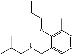 Isobutyl-(3-methyl-2-propoxy-benzyl)-amine Structural